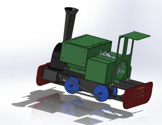 Steam Outline 3.5 inch gauge